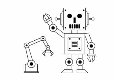 tegning af robot 14