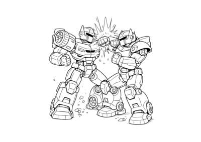 tegning af robot 22