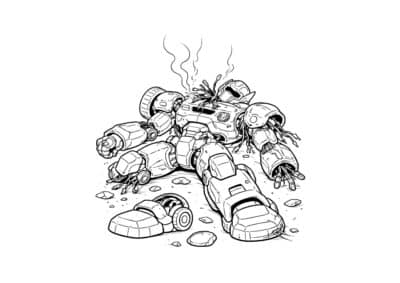 tegning af robot 23