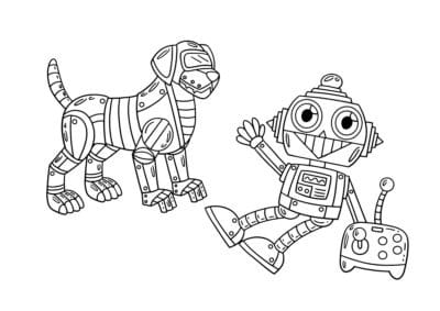 tegning af robot 9