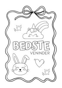 tegning bedste venner 4