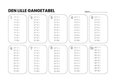 print 10 tabel 13