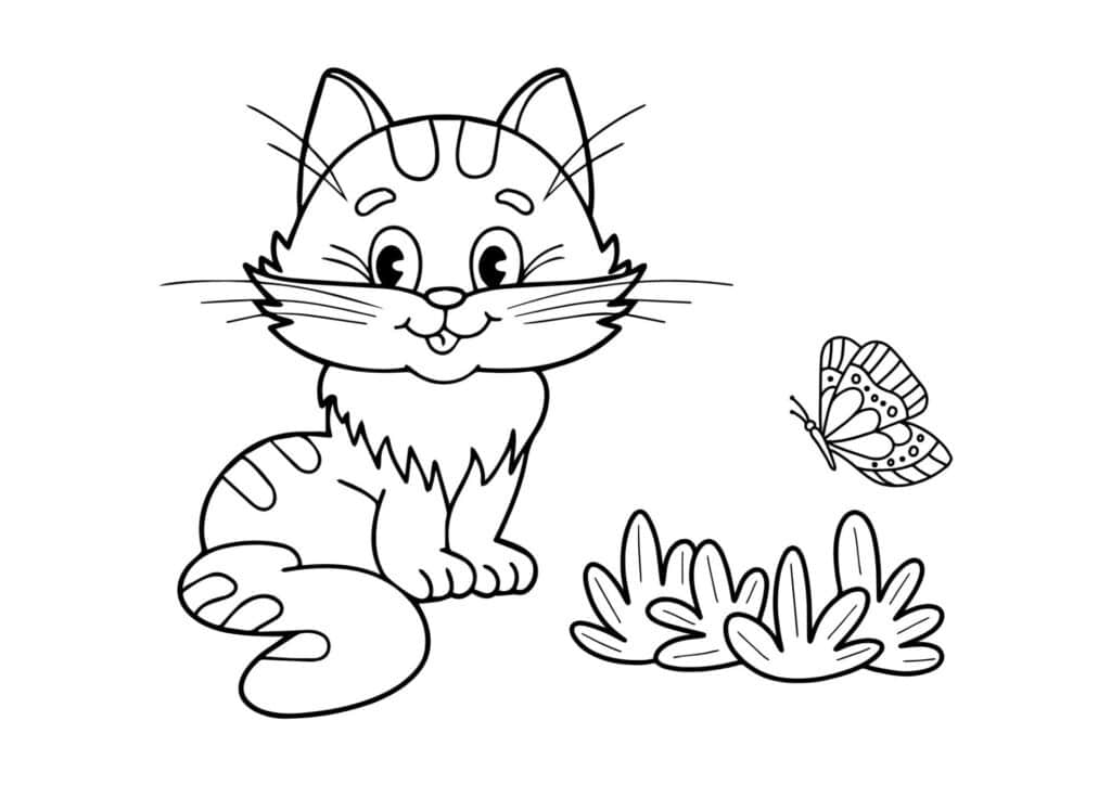 Tegninger af katte og kattekillinger!