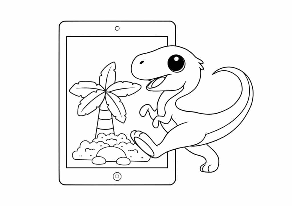 tegning af ipad 6