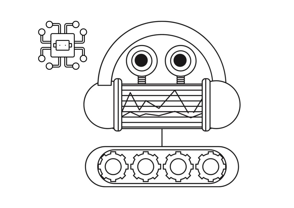Tegninger af robotter